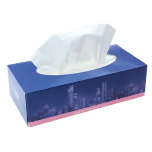 Серветки Tischa Papier для обличчя ТИША в коробці 150шт CITY 30 уп в ящ 999152, Серветки