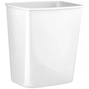 Урна Atma 8 л белая пластик без кришки A57901, Контейнеры и урны