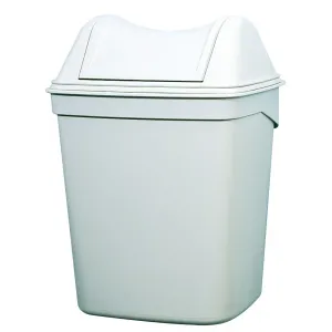 Урна Atma 8 л белая пластик без кришки A57901, Контейнеры и урны - фото 1