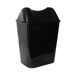 Урна Atma 8л черная пластик без кришки A57903, Контейнеры и урны