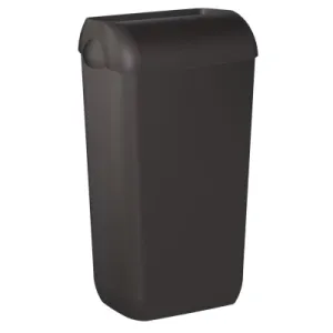 Урна ATMA Hidden с крышкой и креплением 23л черная A74020VB, Контейнеры и урны - фото 1