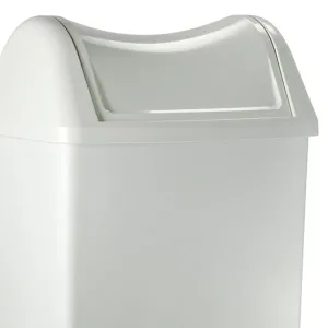 Урна Atma 42 л белая пластик без крышки A82001, Контейнеры и урны - фото 1