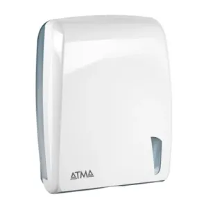 Тримач паперових рушників Atma С або V-скло білий прозорий пластик A90321, Тримачі для рушників