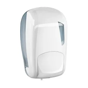 Дозатор рідкого мила ATMA 1 л білий пластик A91121, Дозатори для рідкого мила