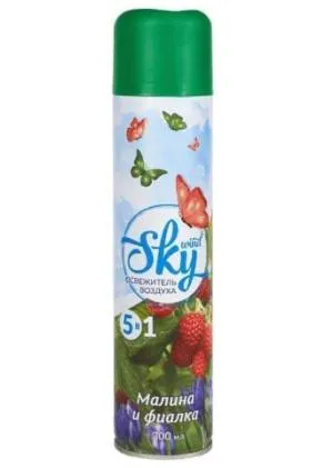 Аерозоль Sky Wind Малина та фіалка 300 мл ak.42000, Освіжувачі повітря