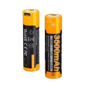 Акумулятор Fenix 18650 3500 mAh ARB-L18-3500U micro usb зарядка ARB-L18-3500U, Акумулятори
