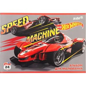 Альбом для рисования 24 листа Hot Wheels Kite HW17-242 - Фото 3