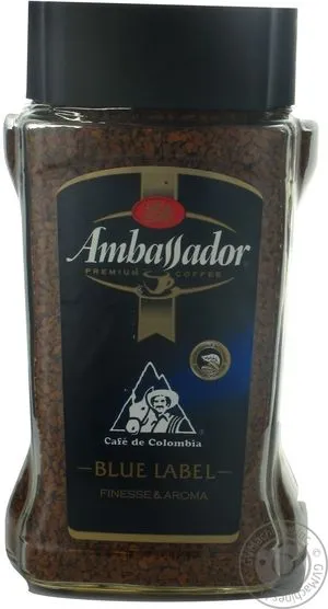 AMBASSADOR BLUE LABEL Растворимый в стекле