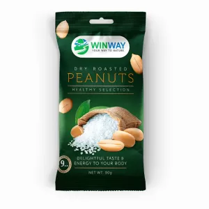 Арахіс смажений солоний WINWAY Healthy Selection Nuts 90г