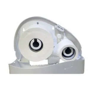 Тримач туалетного паперу Atma Jumbo Stub білий пластик BA4415, Тримачі туалетного паперу - фото 1