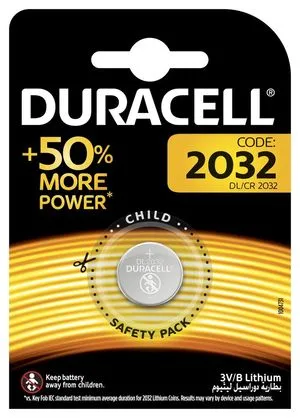 Плоская батарейка литиевая 3V 2032, DURACELL 1 штука Китай 0157339