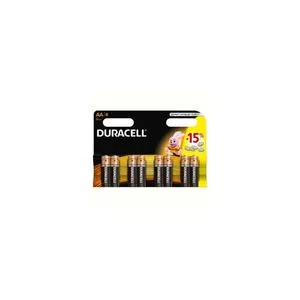 Батарейки алкалиновые 1.5V LR6 8 штук, DURACELL Basic AA Бельгия 0157250