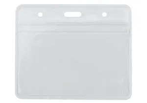 Бейдж горизонтальный замок zip lock PVC 108х70мм Optima O45611