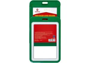 Бейдж OPTIMA преміальний вертикальний OPTIMA 66x97 мм двосторонній O45680, Бейджи - фото 5