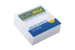 Блок білого паперу для нотаток 80х80 склеєний BM.2200 Buromax, Блоки паперові