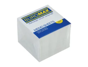 Блок бумаги для заметок BUROMAX 90х90 несклеенный BM.2218, Блоки бумажные