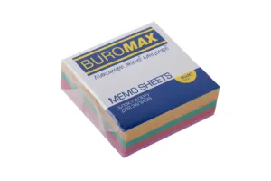 Блок паперу для нотаток Декор 80х80 несклеенный BM.2273 Buromax, Блоки паперові