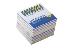 Блок паперу для нотаток Зебра 90х90 несклеенный BM.2269 Buromax, Блоки паперові