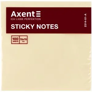 Блок паперу з клейким шаром 75x75 мм Axent 2314-А, Блоки паперові - фото 7
