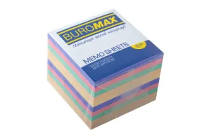 Блок бумаги для заметок Декор 90х90 несклеенный BM.2289 Buromax, Блоки бумажные