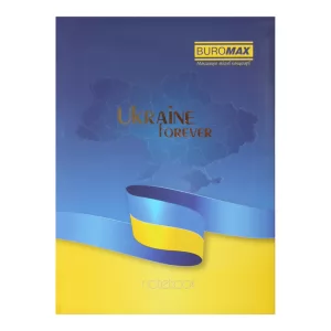 Блокнот А-5 UKRAINE 80 листов клетка тв обл глян лам с поролоном Buromax BM.24582101 - Фото 3