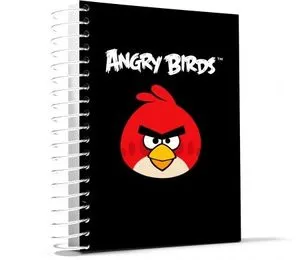 Блокнот А5 ANGRY BIRDS 150 л з роздільниками пластикова обкладинка Cool For School AB03278 - Фото 1