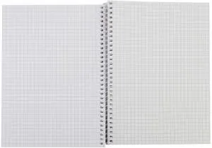 Блокнот ECONOMIX А5 пластиковая обложка спираль 80 л клетка MX21950-03, Блокноты - фото 1