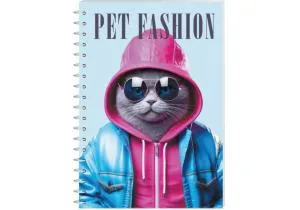 Блокнот ECONOMIX А5 пластиковая обложка спираль 80 л клетка E21958-01, Блокноты - фото 5