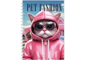 Блокнот ECONOMIX А5 пластиковая обложка спираль 80 л клетка E21958-01, Блокноты - фото 6