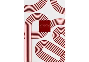 Блокнот Abstract OPTIMA A5 термобиндер 80 л клетка O20371-05, Блокноты - фото 1