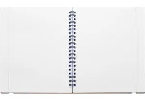 Блокнот Optima B5 пластиковая обложка с резинкой боковая спираль 60 л клетка O25948-01, Блокноты - фото 5