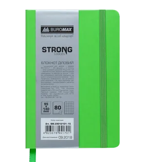 Блокнот деловой STRONG LOGO2U 95x140мм, 80 листов, клетка Buromax BM.29012101 - Фото 13