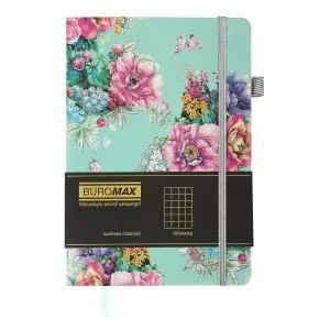 Блокнот діловий А5 CHERIE 96 аркушів у клітинку BUROMAX BM.295105 - Фото 4