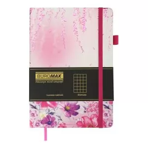 Блокнот діловий А5 CHERIE 96 аркушів у клітинку BUROMAX BM.295105 - Фото 8