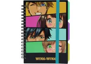 Блокнот OPTIMA B6 пластиковая обкл спираль с разделителями 100 л клетка O20358-25, Блокноты - фото 9