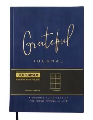 Блокнот деловой А5 GRATEFUL 96 листов в клетку искусственная кожа BUROMAX BM.295119 - Фото 4