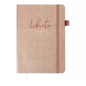 Блокнот діловий А5 LIBRETA 96 аркушів у клітинку штучна шкіра BUROMAX BM.295117 - Фото 6