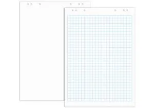 Блокнот для флипчарта 20 листов 64х90см клетка 70г/м2 Optima O75307 - Фото 1