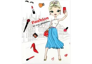 Блокнот Fashion А5, шиття на нитку, 80 аркушів, асорті COOLFORSCHOOL CF21211 - Фото 4