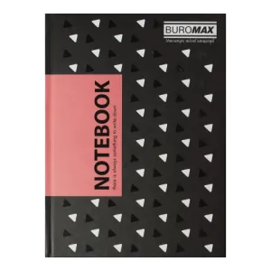 Блокнот INSOLITO А-5 96 аркушів клітинка картонна обкладинка тверда Buromax BM.24511102, Блокноти