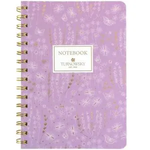 Блокнот AXENT на спирали твердая обложка А5 80 л клетка Black&White 8470-16-A, Блокноты - фото 1