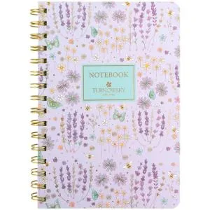 Блокнот AXENT на спирали твердая обложка А5 80 л клетка Black&White 8470-16-A, Блокноты