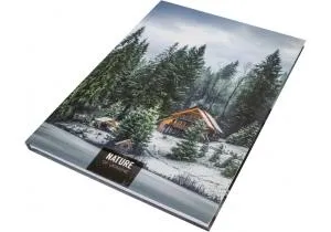 Блокнот Nature of Ukraine OPTIMA зима А4 тверда обкл 96 л кліт O20378-12, Блокноти - фото 1