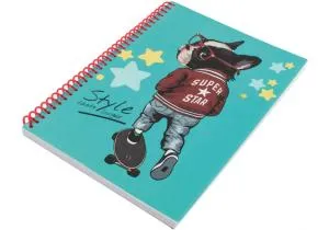 Блокнот OPTIMA Pattern 28 А5 пластиковая обложка спираль 80 листов ячейка O20832-28, Блокноты - фото 11