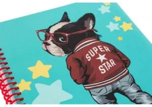 Блокнот OPTIMA Pattern 28 А5 пластиковая обложка спираль 80 листов ячейка O20832-28, Блокноты - фото 12