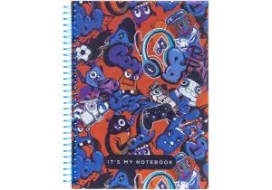 Блокнот OPTIMA Pattern 28 А5 пластиковая обложка спираль 80 листов ячейка O20832-28, Блокноты - фото 5