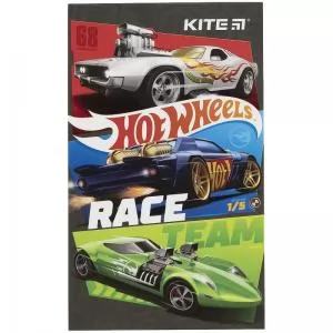 Блокнот-планшет Kite Hot Wheels в м`якій картонній обкладинці A6 50 аркушів HW21-195 - Фото 4