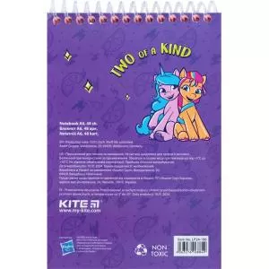 Блокнот А6 Kite My Little Pony LP24-196 на пластиковій спіралі 48 аркушів - Фото 3