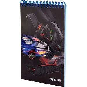 Блокнот пластиковый А6 48 листов нелинованный Hot Wheels Kite HW19-196 - Фото 2