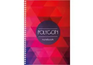 Блокнот Polygon А5 60 л., картон. обкладинка Economix E21927 - Фото 1